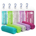 Ymomode Cooling Towels - 5 Pack Gym Towels Gym Towels for Working Out Yoga Towel Quick Dry Towel for Running Camping Fitness & More Activities