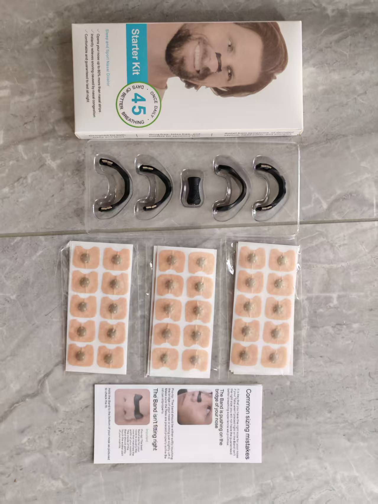 Magnetic Nasal Breathing Dilator for Sports Ventilation
