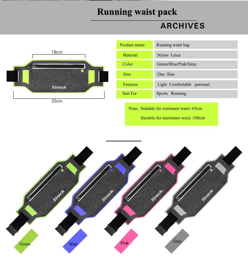 Running Waist Pack for Fitness